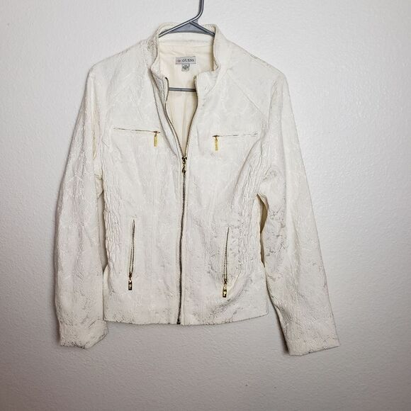 Guess Ivory jacket size L - Picture 1 of 7
